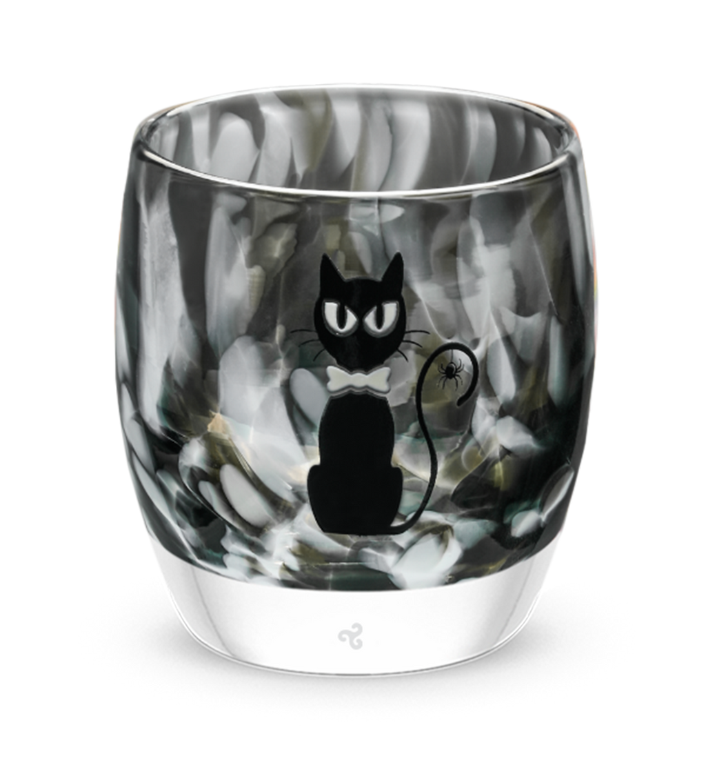 Black Cat Vero Cortado Glass