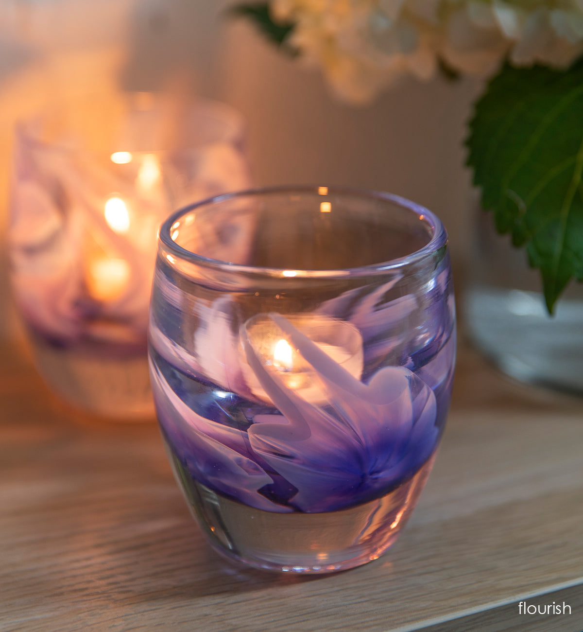 NEW selling GLASSYBABY DAFFODIL CANDLE HOLDER