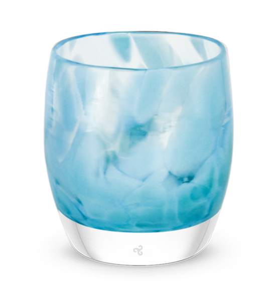 Glassybaby Peace Soft Pretty Blue Candleholder SOLD OUT ONLINE it’s Perfect. hot