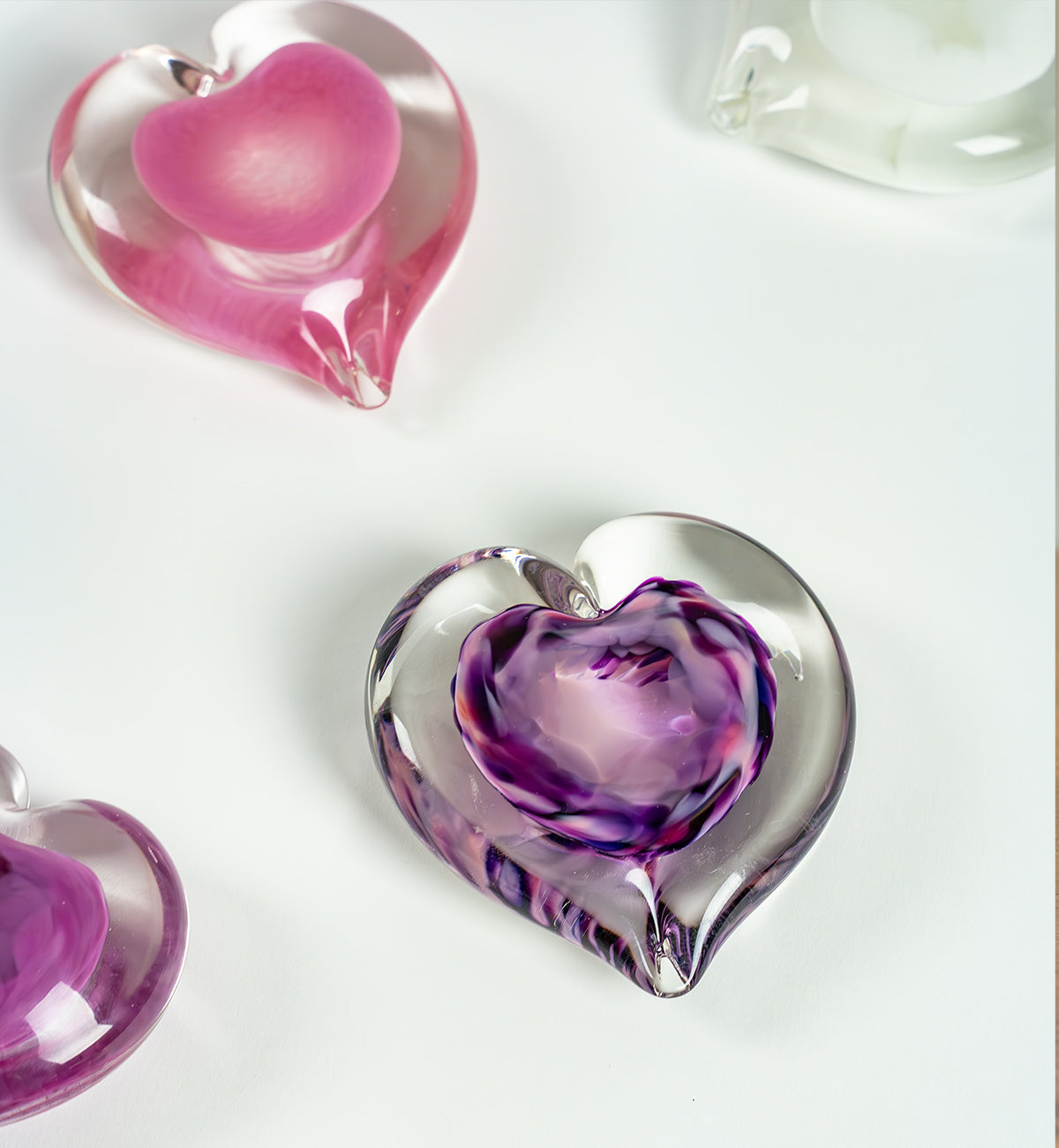 heart paperweight glassblowing | glassybaby 2.7