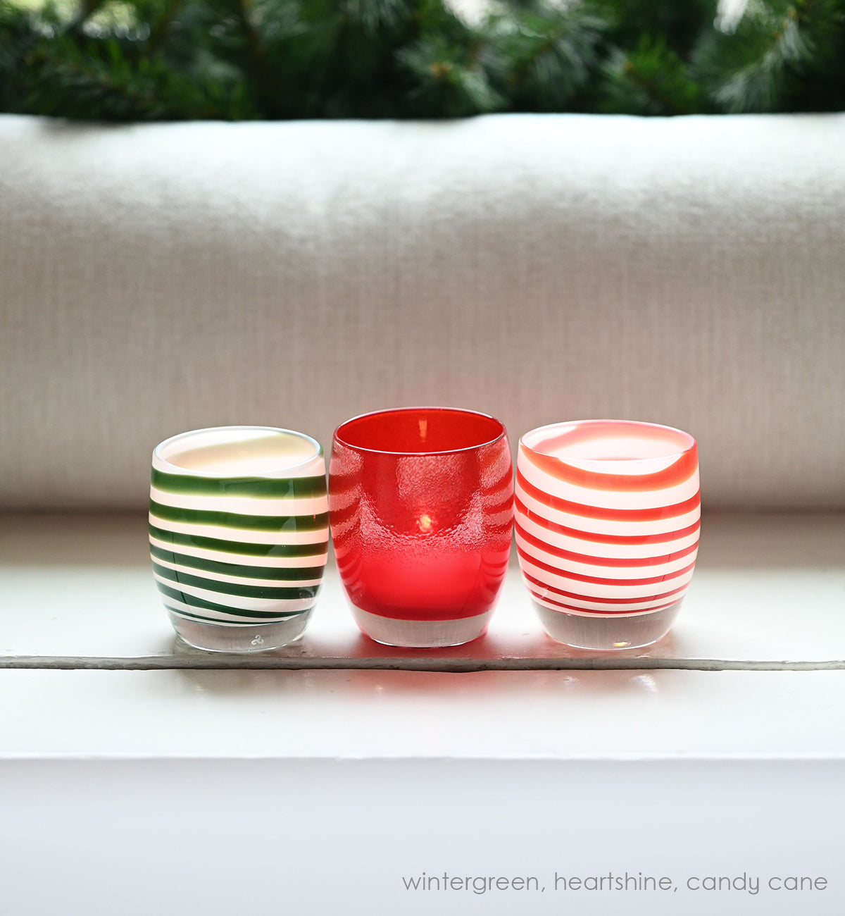 GLASSYBABY VOTIVE CANDLE HOLDERS - outlet ROOTBEER