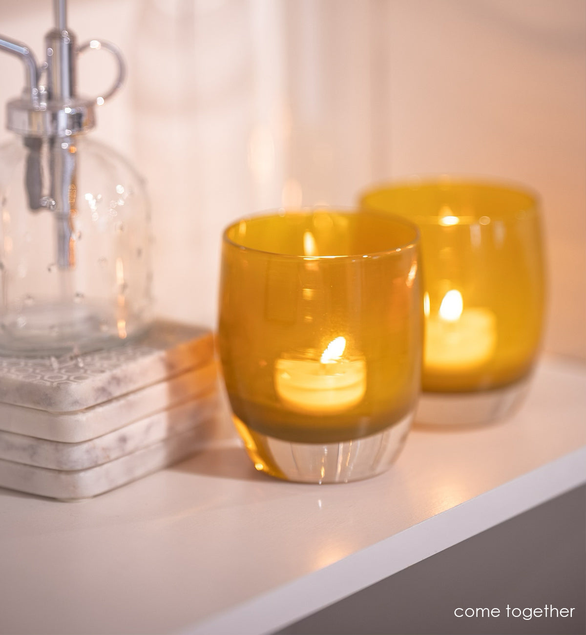 GLASSBABY FRIENDSHIP VOTIVE CANDLE newest HOLDER