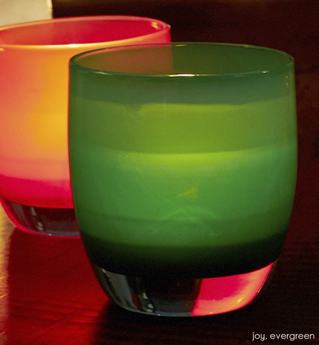 Glassybaby Emerald Green cheapest Votive Holder Hand Blown