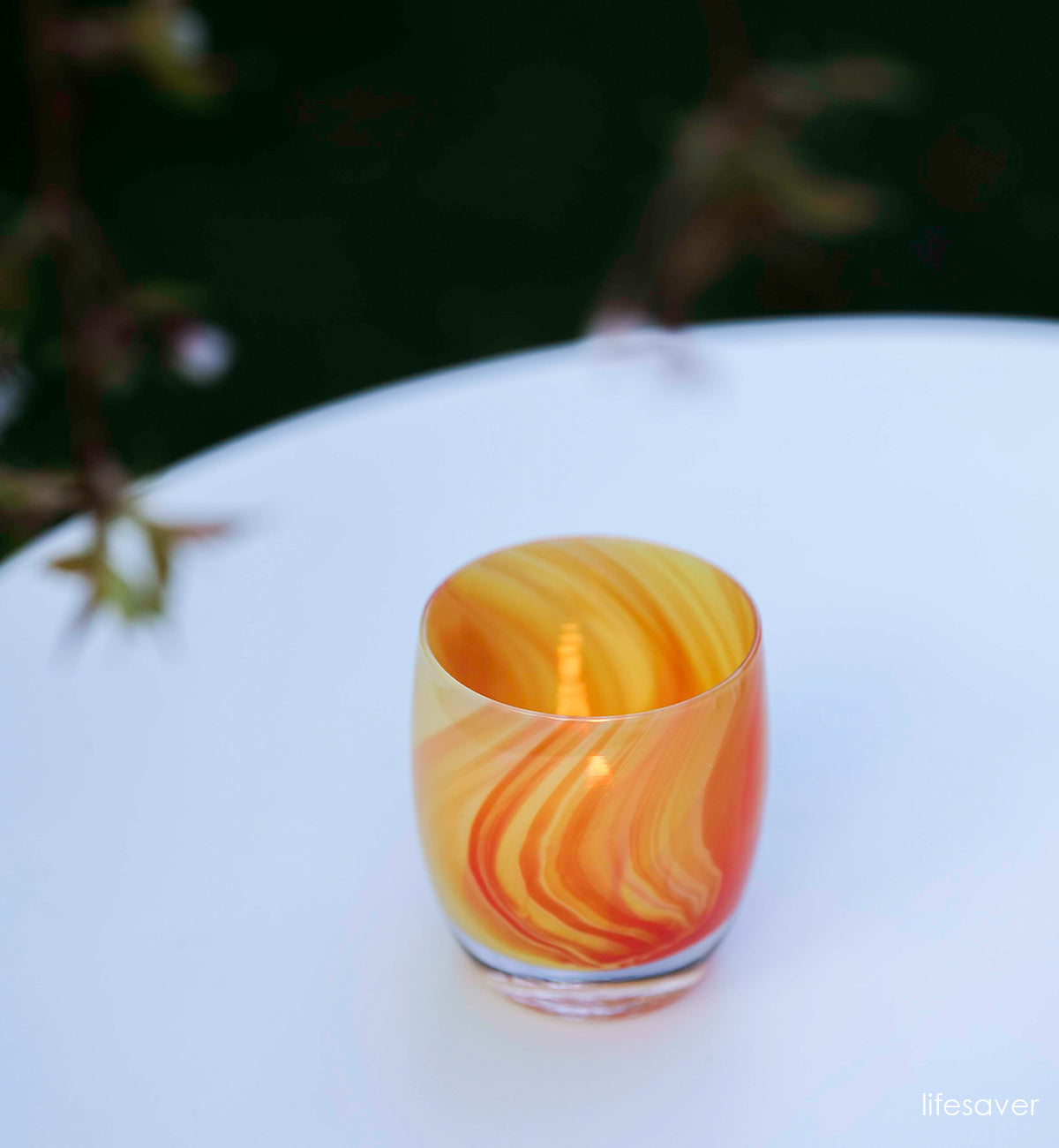 Glassybaby Orange fashion Cozy Votive