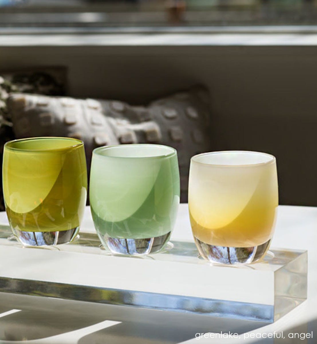 Glassybaby 'peaceful' (RARE deals retired color)