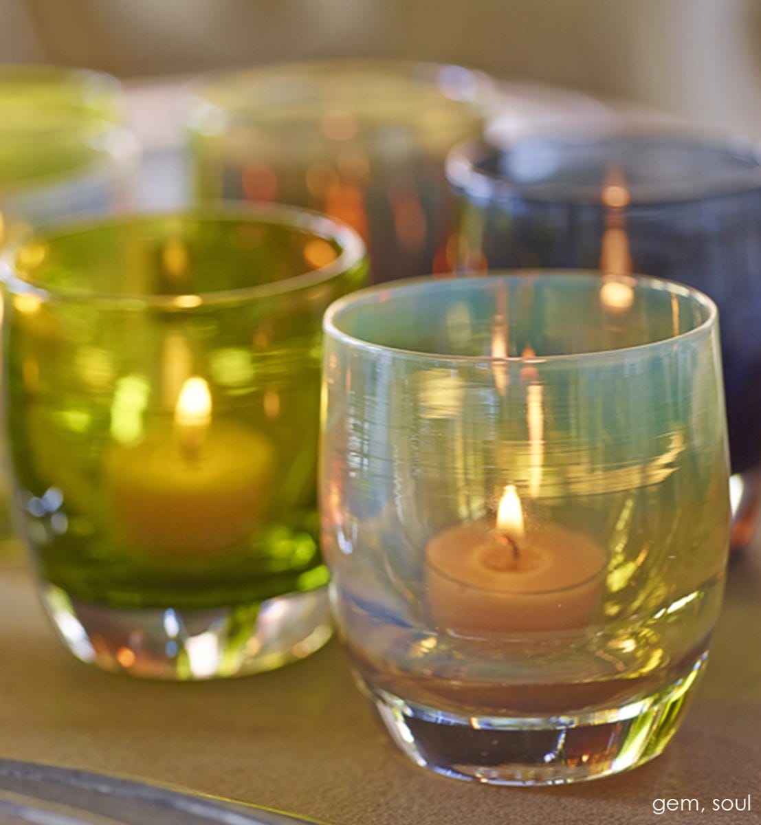 Hand-Blown Glassybaby authentic Candle Holder